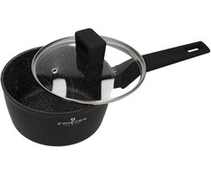 SAUGUS PADAŽAS ZWIEGER FORTE 1,5 L SU dangteliu 16 cm Juodas INDUKCINIS ALUMINIUMAS