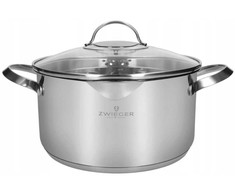 Puodas ZWIEGER VERON 5,6 l su dangteliu 24 cm / nerūdijantis plienas