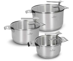 Mondex ZWIEGER VISIONARY 6 puodų rinkinys, 16/20/24 cm