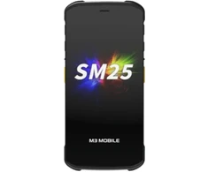 M3 Mobile SM25, 6" FHD+ display, 2.4GHz octa-core, 8GB RAM, 128GB storage, 2D SE5500 imager (smart focus), 5G, eSIM, SIM, Wi-Fi