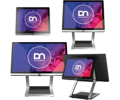 Monitorius Diebold Nixdorf D1156, 39.6 cm (15,6), Projected Capacitive, Full HD, USB, USB-C, sidabrinis