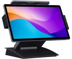 Monitorius HiStone ERA, HK960U, 39.6 cm (15,6), Full HD, USB, USB-C, poweredUSB, RS232, Ethernet, Intel Core i3, pilkas