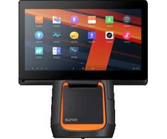 Monitorius Sunmi T2s, 39.6 cm (15,6), CD, Android, juodas, oranžinis