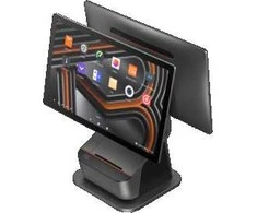 Monitorius SUNMI T3 PRO MAX, NFC, 39.6 cm (15,6), Full HD, USB, USB-C, BT (BLE), Ethernet, Wi-Fi, juodas, oranžinis