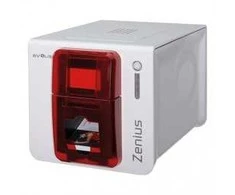 Plastikinių kortelių spausdintuvas Evolis Zenius Expert, single sided, 12 dots/mm (300 dpi), USB, Tinklinis, red