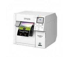 Spalvotas lipdukų spausdintuvas Epson ColorWorks C4000, Gloss Juodas Ink, cutter, ZPLII, USB, Tinklinis