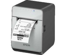Spausdintuvas Epson TM-L100, 8 dots/mm (203 dpi), cutter, linerless, USB, Lightning, BT, Tinklinis, juodas