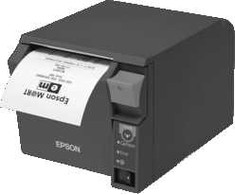 Spausdintuvas Epson TM-T70II, USB, RS232, dark pilkas