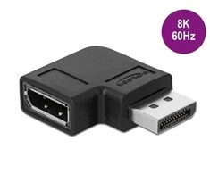 ADAPTER DISPLAYPORT(M) 1.4->DISPLAYPORT(F) 8K KAMPINIS 90" PRAWO DELOCK