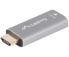 Lanberg Adapteris HDMI(M) - DisplayPort(F) 4K sidabrinė