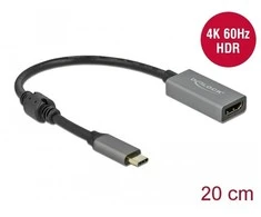 USB adapteris Delock USB- C - HDMI Pilkas (66571)