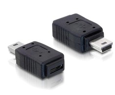 Delock Adapteris USB mini vyriškas > USB micro-A+B moteriškas