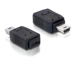 Delock Adapteris USB mini vyriškas > USB micro-A+B moteriškas