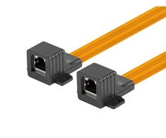 LANBERG RJ45 inline jungtis plonas 17 cm langas