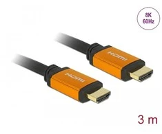 HDMI kabelis M/M V2.1 3M 8K 60HZ JUODA DELOCK