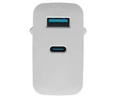 Maitinimo Adapteris - Natec Ribera 1x USB-A + 1x USB-C 65W Baltas