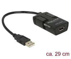 DLC DeLOCK 62588 USB kabelis 0,15 m USB A Juoda