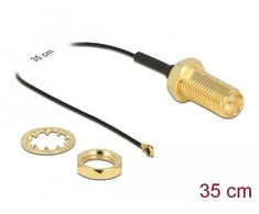 Delock Antenos kabelis RP-SMA lizdas, skirtas montuoti į MHF® 4 kištuką 0,81 35 cm