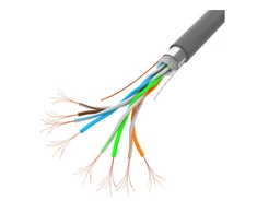 Kabelis FTP Lanberg LCF5-11CC-0305-S (F/UTP, RJ45 - F/UTP, RJ45 , F/UTP, 305m, 5e, pilka spalva)
