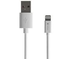 NATEC Prati kabelis Lightning - USB-A M/M 1m baltas MFI