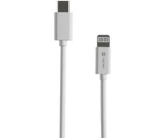 NATEC Prati kabelis Lightning - USB-C M/M 1m baltas MFI