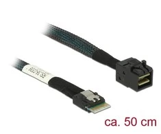 Delock Kabelis Slim SAS SFF-8654 4i > mini SAS HD SFF-8643 0.5