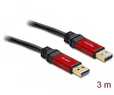 Delock Cable USB 3.0 A tipo kištukas > USB 3.0 A tipo kištukas 3 m Premium