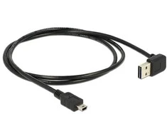 Kabelis USB Delock USB-A - 1 m Juodas (83543)