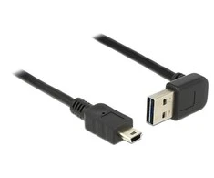 Kabelis USB Delock USB-A - 1 m Juodas (83543)
