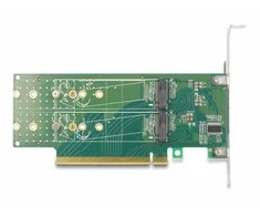 Kontroler Delock PCI Express 4.0 x16 Karta do 4 x wewnętrznych NVMe M.2 Key M 110 mm - Bifurcation - Low Profile Formfaktor