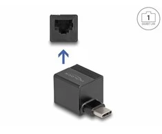 KARTA SIECIOWA DELOCK USB-C 3.1 1X RJ45 1GB