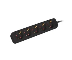 LANBERG Power strip 5x Shuko 1.5m juodas