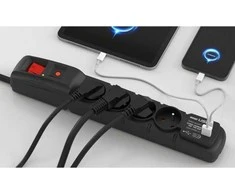 Acar F4 USB PD 3.0 QC 4 gniazda 3m
