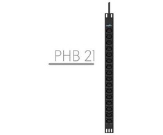 BlueWalker PowerWalker PDU PHB21 16xC13 , Stromversorgung - juodas, (IEC C20 Input)
