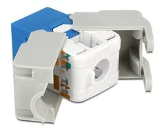 Delock Keystone RJ45 lizdas > LSA Cat.6 UTP be įrankių