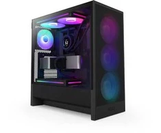 NZXT PC dėklas H5 Flow RGB 2024 midi bokštas juodas