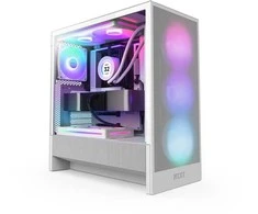 NZXT PC dėklas H5 Flow RGB 2024 midi bokštas baltas