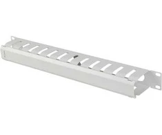 Lanberg kabelių organizatorius 19" 1U su A tipo rutuliniu antgaliu
