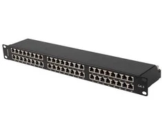 Lanberg Patch Panel 48 prievadai 1U 19" pločio.5E FTP ekrano skaitytuvas