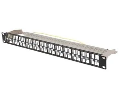 Lanberg Patch Panel tuščias 48 prievadas 1U 19" FTP Keystone juoda moduliams