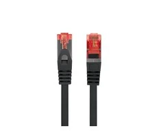 LANBERG Patchcord cat.6 FTP LSZH CU 0.25m juodas Fluke praėjo