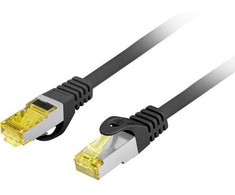 LANBERG 6A kategorijos tinklo kabelis S/FTP LSZH CU 5 m juodas, Fluke patvirtintas