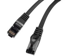 PATCHCORD KAT.8.1 S/FTP LSZH CU 0,5M JUODA FLUKE PASSED LANBERG