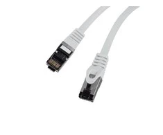 LANBERG patchcord cat.8.1 S/FTP LSZH CU 1m pilkas