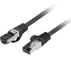 PATCHCORD KAT.8.1 S/FTP LSZH CU 3M JUODA FLUKE PASSED LANBERG