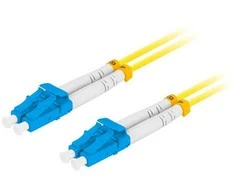 Lanberg Šviesolaidinis jungiamasis laidas Lanberg SM LC/UPC-LC/UPC DUPLEX 3.0MM LSZH G657A1 10m geltonas