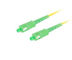 LANBERG Fiber optic patchcord SM SC/APC-SC/APC SX A1 1m