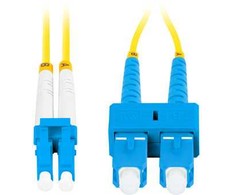 FIBER OPTIC PATCHCORD SM SC/UPC-LC/UPC DUPLEX 3.0MM LSZH G657A1 3M Geltonas LANBERG