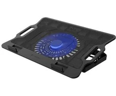 NATEC DIPPER 2 laptop cooling pad 43.9 cm (17.3") 650 RPM Juodas