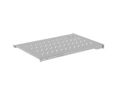 LENTYNA 19" SPINTELĖMS 1000mm GRAY LANBERG (1U/483X700MM KROVIMO TALPA IKI 25KG, MONTAVIMAS 4 TAŠKAIS)